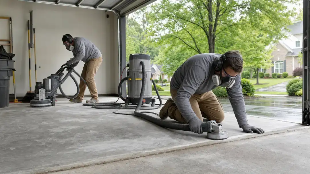 Garage Glow crew serving Greater Atlanta garage floor coating communities